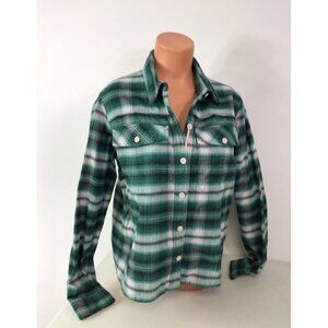 Stio Green Plaid Button Down Shirt